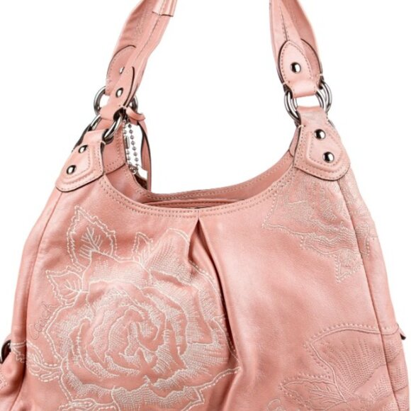 Coach Maddison Maggie bag pink white flowers - Picture 12 of 12